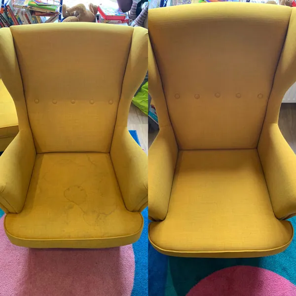 Efekty prania tapicerki – realizacja CLEANWWA 1